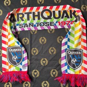 San Jose Earthquakes pride scarf